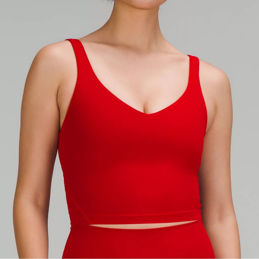 New Year Lululemon Align Top in Dark Red (8)